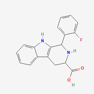 1-(2-fluorophenyl)-2,3,4,9-tetrahydro-1H-beta-carboline-3-carboxylic acid
