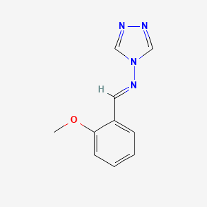molecular formula C10H10N4O B3822220 N-(2-methoxybenzylidene)-4H-1,2,4-triazol-4-amine CAS No. 35546-29-3