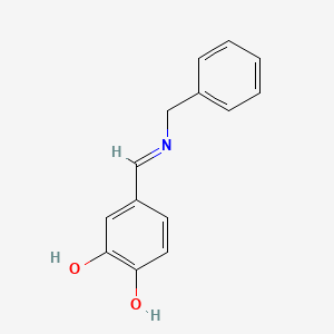4-[(benzylimino)methyl]-1,2-benzenediol