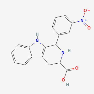 1-(3-nitrophenyl)-2,3,4,9-tetrahydro-1H-beta-carboline-3-carboxylic acid