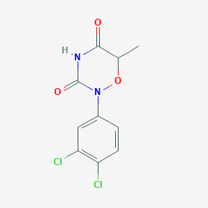 2-(3,4-dichlorophenyl)-6-methyl-1,2,4-oxadiazinane-3,5-dione