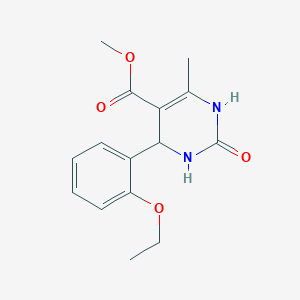 methyl 4-(2-ethoxyphenyl)-6-methyl-2-oxo-1,2,3,4-tetrahydro-5-pyrimidinecarboxylate