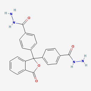 4,4'-(3-oxo-1,3-dihydro-2-benzofuran-1,1-diyl)dibenzohydrazide