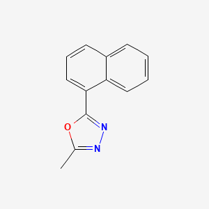 2-methyl-5-(1-naphthyl)-1,3,4-oxadiazole