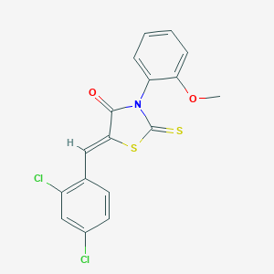 5-(2,4-Dichlorobenzylidene)-3-(2-methoxyphenyl)-2-thioxo-1,3-thiazolidin-4-one