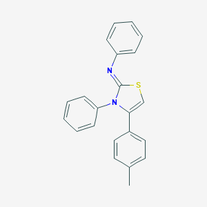 N-[3-Phenyl-4-(4-methylphenyl)-4-thiazoline-2-ylidene]aniline