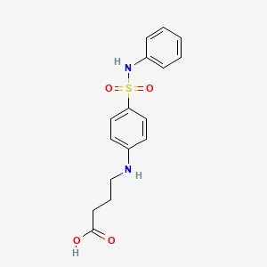4-{[4-(anilinosulfonyl)phenyl]amino}butanoic acid