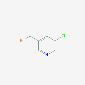 molecular formula C6H5BrClN B038225 3-(Bromomethyl)-5-chloropyridine CAS No. 120277-13-6