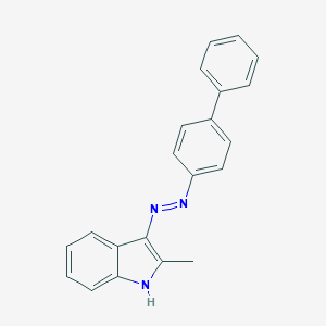2-methyl-3H-indol-3-one [1,1'-biphenyl]-4-ylhydrazone