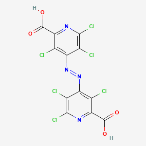 4,4'-(1,2-diazenediyl)bis(3,5,6-trichloro-2-pyridinecarboxylic acid)