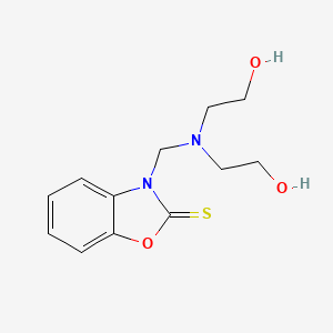 3-{[bis(2-hydroxyethyl)amino]methyl}-1,3-benzoxazole-2(3H)-thione