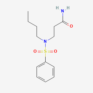 N~3~-butyl-N~3~-(phenylsulfonyl)-beta-alaninamide