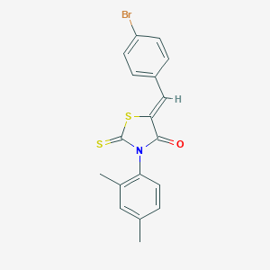 5-(4-Bromobenzylidene)-3-(2,4-dimethylphenyl)-2-thioxo-1,3-thiazolidin-4-one