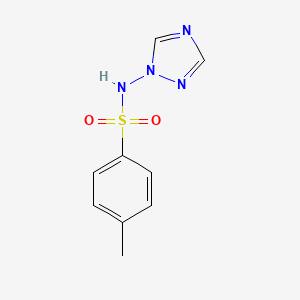 4-methyl-N-1H-1,2,4-triazol-1-ylbenzenesulfonamide