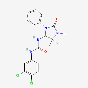 N-(3,4-dichlorophenyl)-N'-(1,5,5-trimethyl-2-oxo-3-phenyl-4-imidazolidinyl)urea