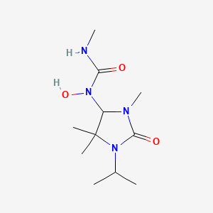 N-hydroxy-N-(1-isopropyl-3,5,5-trimethyl-2-oxo-4-imidazolidinyl)-N'-methylurea