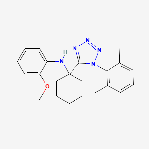 N-{1-[1-(2,6-dimethylphenyl)-1H-tetrazol-5-yl]cyclohexyl}-2-methoxyaniline