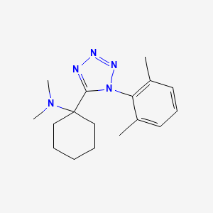 molecular formula C17H25N5 B3822724 1-[1-(2,6-dimethylphenyl)-1H-tetrazol-5-yl]-N,N-dimethylcyclohexanamine 