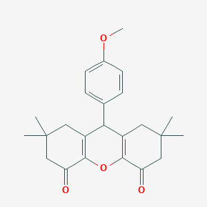 molecular formula C24H28O4 B382277 9-(4-methoxyphenyl)-2,2,7,7-tetramethyl-2,3,7,8-tetrahydro-1H-xanthene-4,5(6H,9H)-dione 