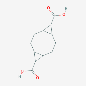 molecular formula C12H16O4 B3822835 tricyclo[7.1.0.0~4,6~]decane-5,10-dicarboxylic acid 