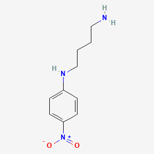 molecular formula C10H15N3O2 B3822852 (4-aminobutyl)(4-nitrophenyl)amine 