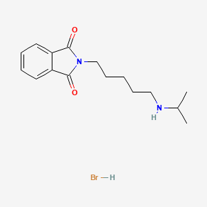 molecular formula C16H23BrN2O2 B3822917 2-[5-(isopropylamino)pentyl]-1H-isoindole-1,3(2H)-dione hydrobromide 