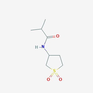 molecular formula C8H15NO3S B382292 N-(1,1-dioxidotetrahydro-3-thienyl)-2-methylpropanamide 