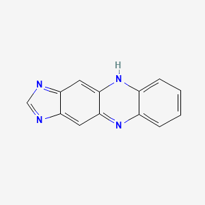 molecular formula C13H8N4 B3823013 1H-imidazo[4,5-b]phenazine CAS No. 259-33-6