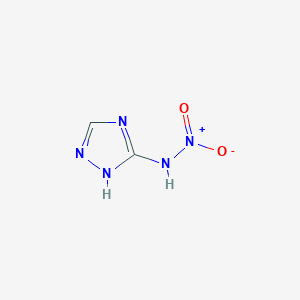 molecular formula C2H3N5O2 B3823021 N-nitro-1H-1,2,4-triazol-3-amine CAS No. 34815-01-5