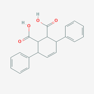 molecular formula C20H18O4 B3823104 3,6-diphenyl-4-cyclohexene-1,2-dicarboxylic acid 