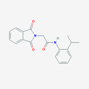 molecular formula C19H18N2O3 B382312 2-(1,3-Dioxo-1,3-dihydro-isoindol-2-yl)-N-(2-isopropyl-phenyl)-acetamide 
