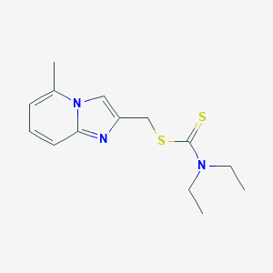 (5-Methylimidazo[1,2-a]pyridin-2-yl)methyl diethylcarbamodithioate
