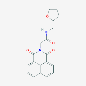 molecular formula C19H18N2O4 B382328 2-(1,3-dioxobenzo[de]isoquinolin-2-yl)-N-(oxolan-2-ylmethyl)acetamide CAS No. 325851-05-6