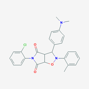 5-(2-chlorophenyl)-3-[4-(dimethylamino)phenyl]-2-(2-methylphenyl)dihydro-2H-pyrrolo[3,4-d]isoxazole-4,6(3H,5H)-dione