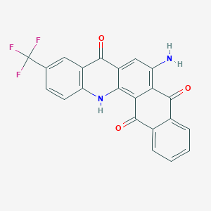 6-amino-10-(trifluoromethyl)naphtho[2,3-c]acridine-5,8,14(13H)-trione