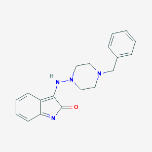 3-[(4-benzylpiperazin-1-yl)amino]indol-2-one