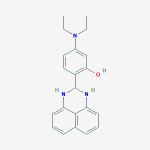 5-(diethylamino)-2-(2,3-dihydro-1H-perimidin-2-yl)phenol