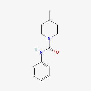 molecular formula C13H18N2O B3823715 4-methyl-N-phenyl-1-piperidinecarboxamide CAS No. 57754-88-8