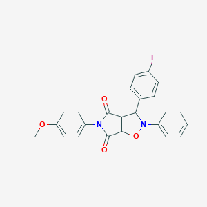 5-(4-ethoxyphenyl)-3-(4-fluorophenyl)-2-phenyldihydro-2H-pyrrolo[3,4-d]isoxazole-4,6(3H,5H)-dione