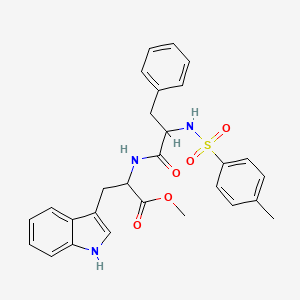 molecular formula C28H29N3O5S B3823761 methyl N-[(4-methylphenyl)sulfonyl]phenylalanyltryptophanate 