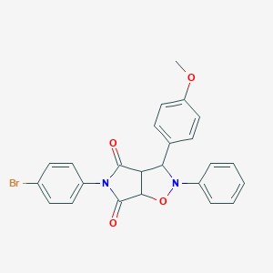 5-(4-bromophenyl)-3-(4-methoxyphenyl)-2-phenyldihydro-2H-pyrrolo[3,4-d]isoxazole-4,6(3H,5H)-dione