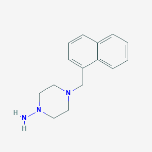 4-(Naphthalen-1-ylmethyl)piperazin-1-amine