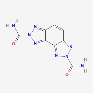 molecular formula C8H6N8O2 B3823945 [1,2,3]triazolo[4,5-e][1,2,3]benzotriazole-2,7-dicarboxamide 