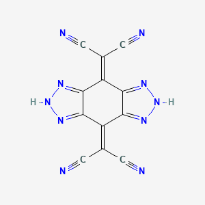 molecular formula C12H2N10 B3823947 2,2'-[1,2,3]triazolo[4,5-f][1,2,3]benzotriazole-4,8(2H,6H)-diylidenedimalononitrile 