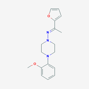 N-[1-(2-furyl)ethylidene]-N-[4-(2-methoxyphenyl)-1-piperazinyl]amine