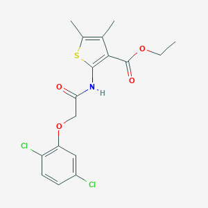 Ethyl 2-{[(2,5-dichlorophenoxy)acetyl]amino}-4,5-dimethylthiophene-3-carboxylate