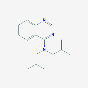 molecular formula C16H23N3 B382402 N,N-bis(2-methylpropyl)quinazolin-4-amine 
