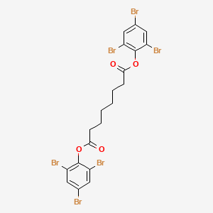 molecular formula C20H16Br6O4 B3824031 bis(2,4,6-tribromophenyl) suberate 