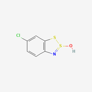 molecular formula C6H4ClNOS2 B3824040 6-chloro-1,2lambda~4~,3-benzodithiazol-2-ol 