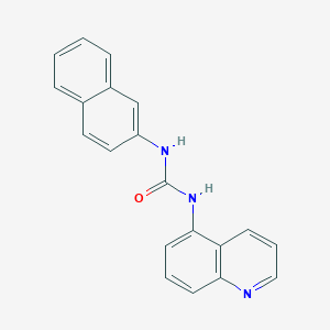 molecular formula C20H15N3O B3824134 N-2-naphthyl-N'-5-quinolinylurea 